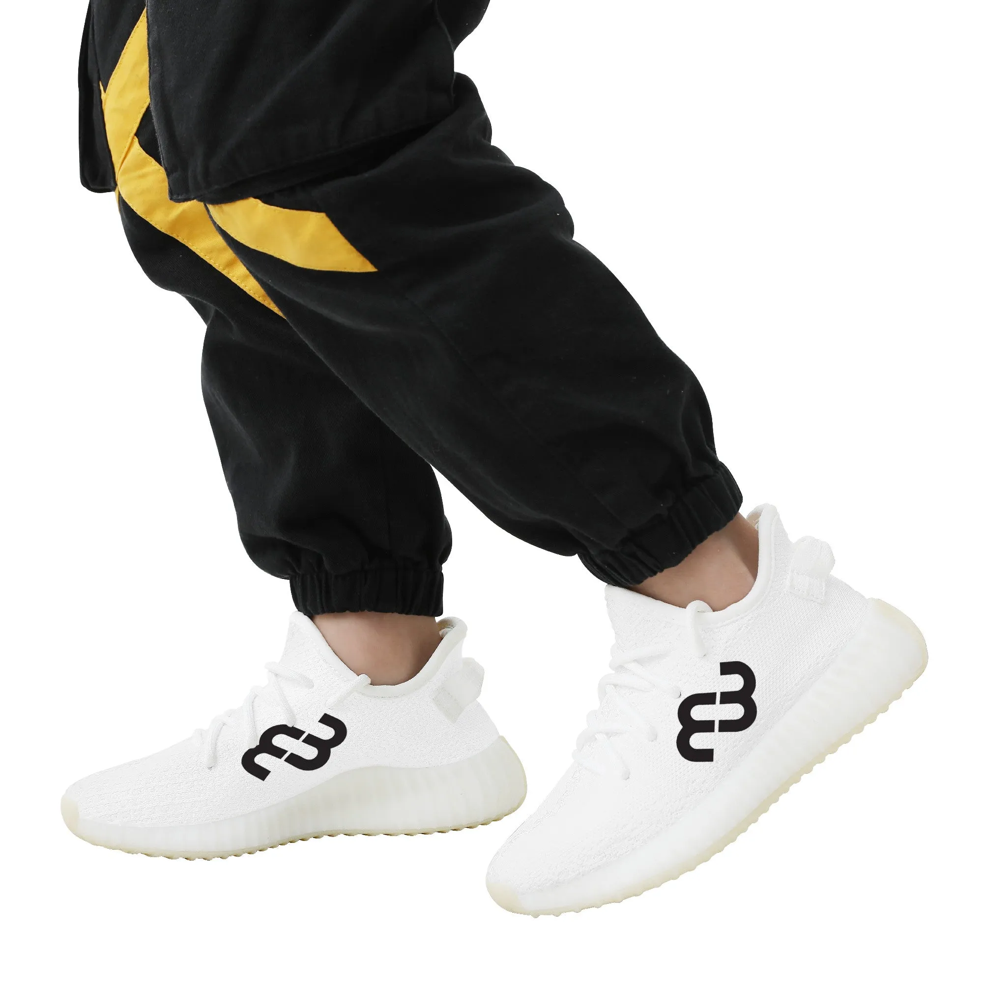 - Sneaker White Kids Product diversity Knit Mesh Touch-sensitive Bushae D18 Money