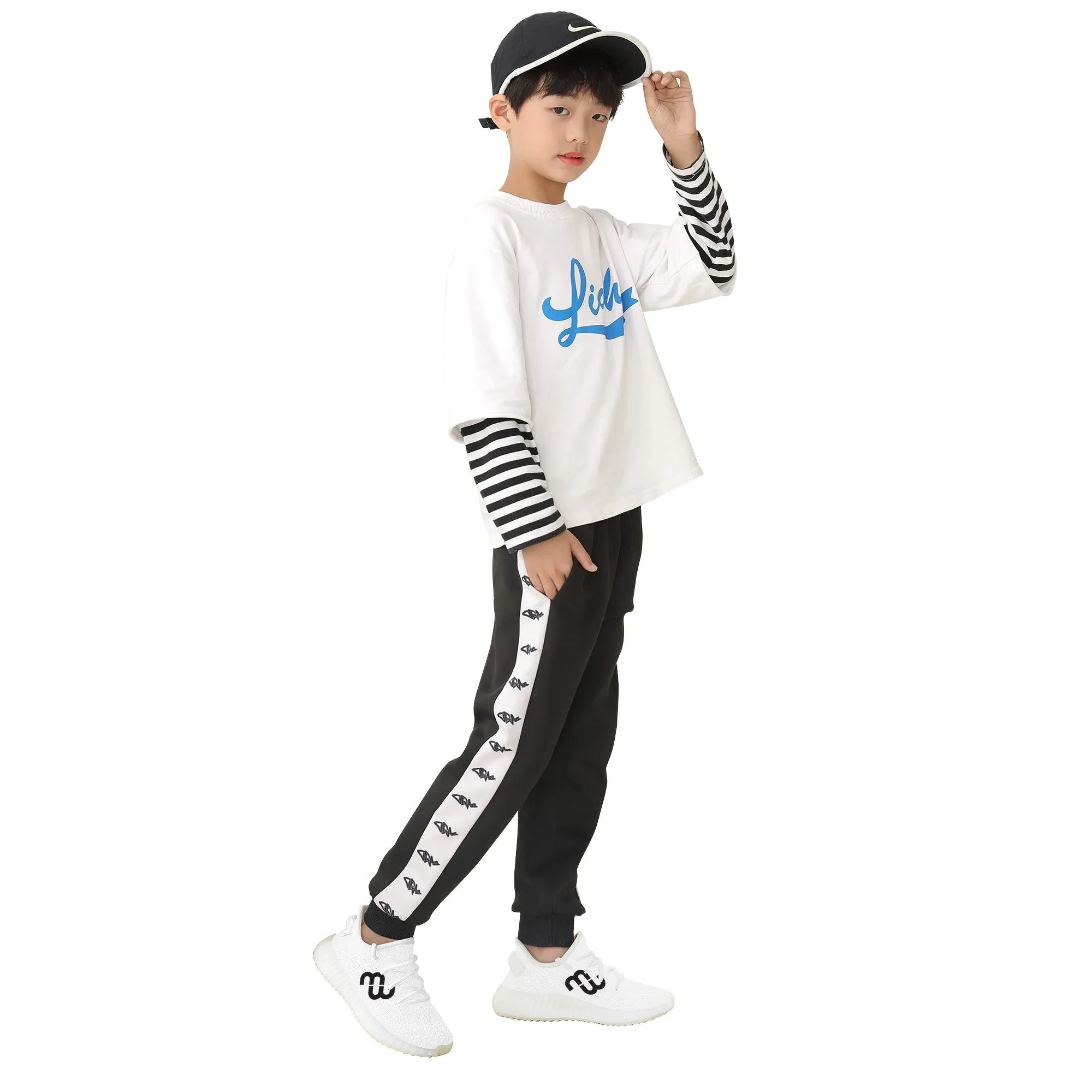 - Sneaker White Kids Product diversity Knit Mesh Touch-sensitive Bushae D18 Money