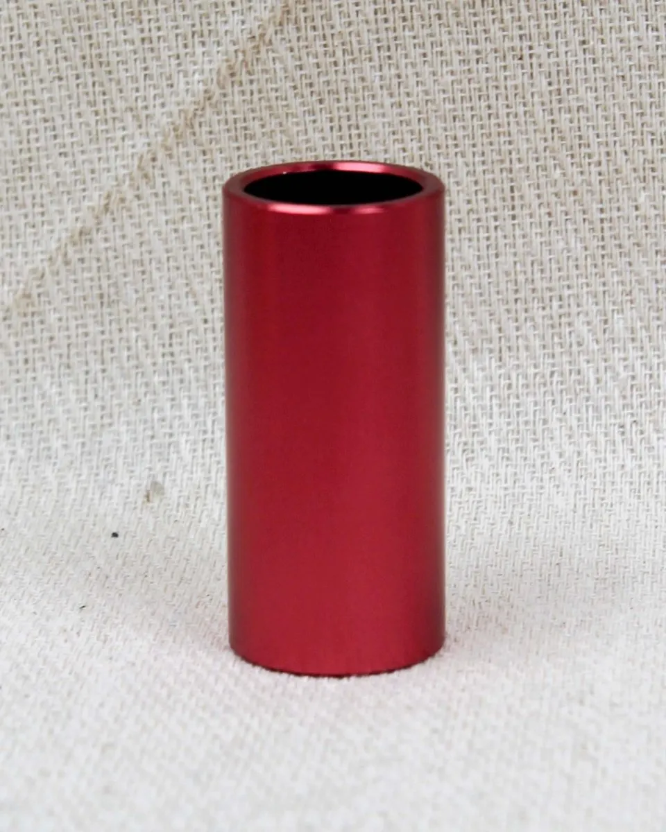 12 Bar Slides Aluminium Guitar Slide Lucifer Red
