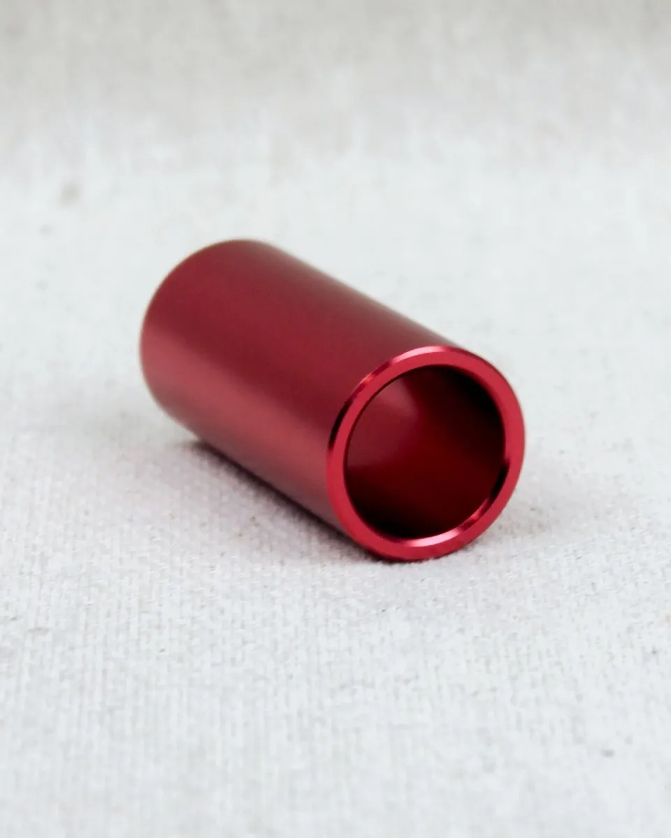 12 Bar Slides Aluminium Guitar Slide Lucifer Red