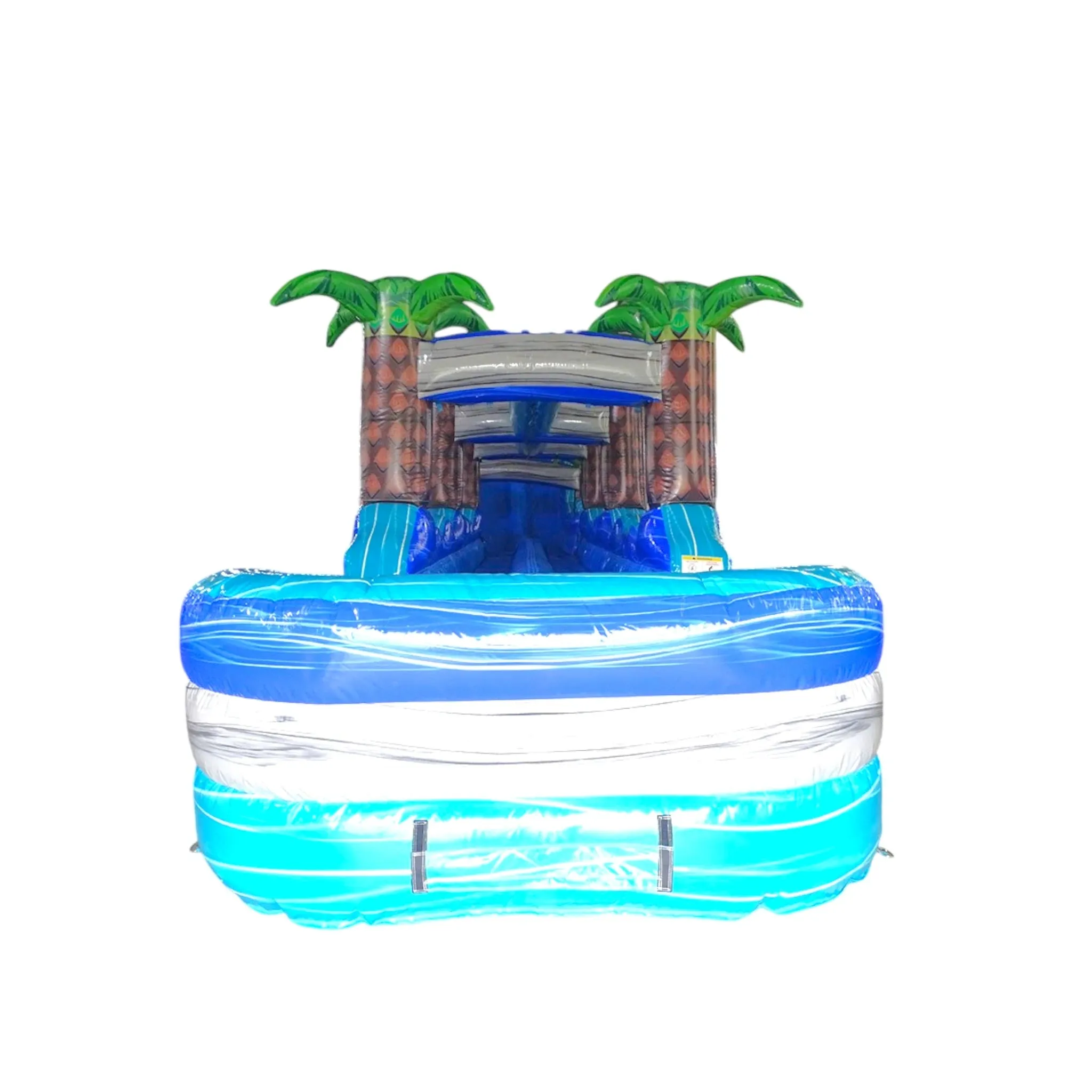 24ft Bahama DL 2pc Commercial Water Slide with Inflatable Slip & Slide