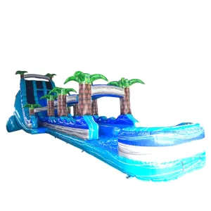 24ft Bahama DL 2pc Commercial Water Slide with Inflatable Slip & Slide