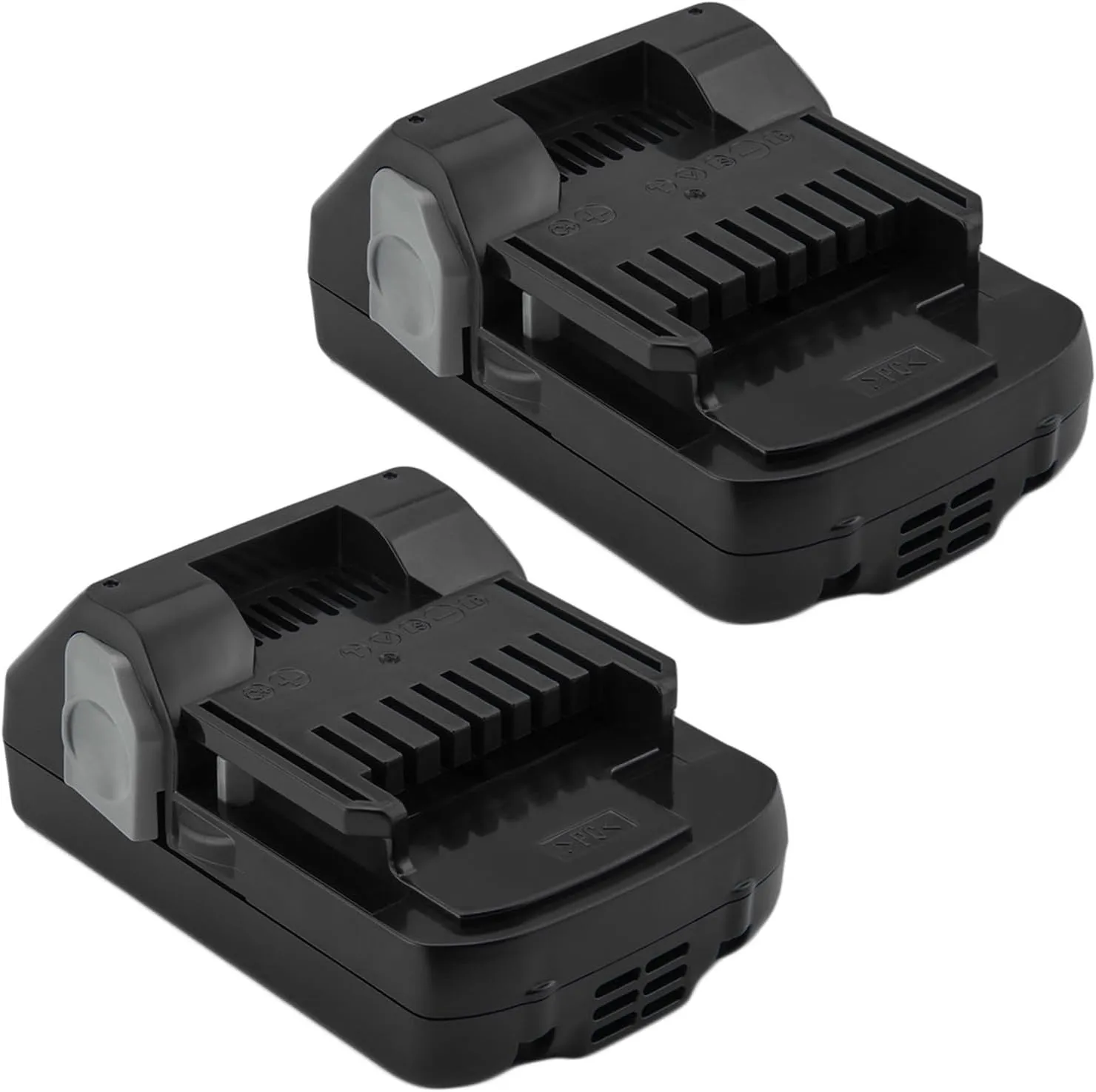 2Pack 18V 4000mAh Li-ion Replacement Battery Compatible with Hitachi BSL1815X BSL1830 BSL1830C BSL1815S 330139 330557, Slide Style Batteries Pack