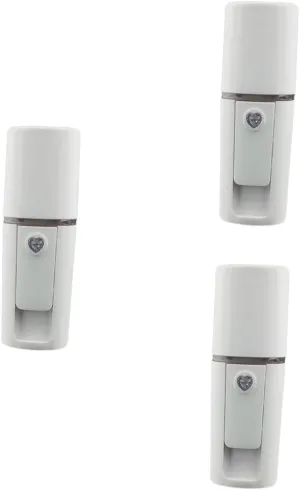 3pcs Nanometer Facial Spray Bottle Handheld Rechargeable Hydrating Sprayer Capacity for Deep Moisture Portable Design for Skin Care and Makeup