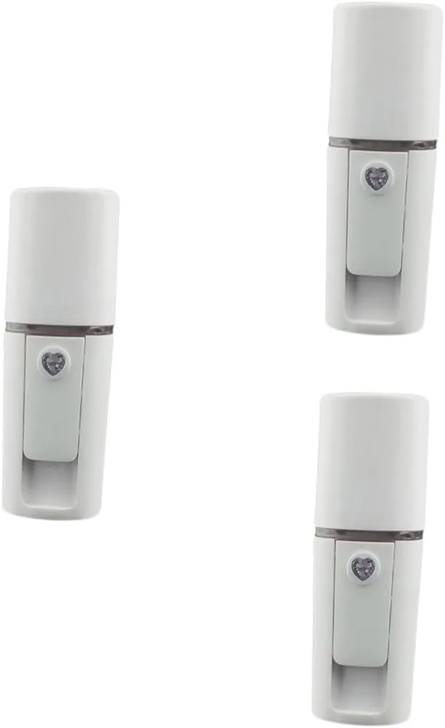 3pcs Nanometer Facial Spray Bottle Handheld Rechargeable Hydrating Sprayer Capacity for Deep Moisture Portable Design for Skin Care and Makeup