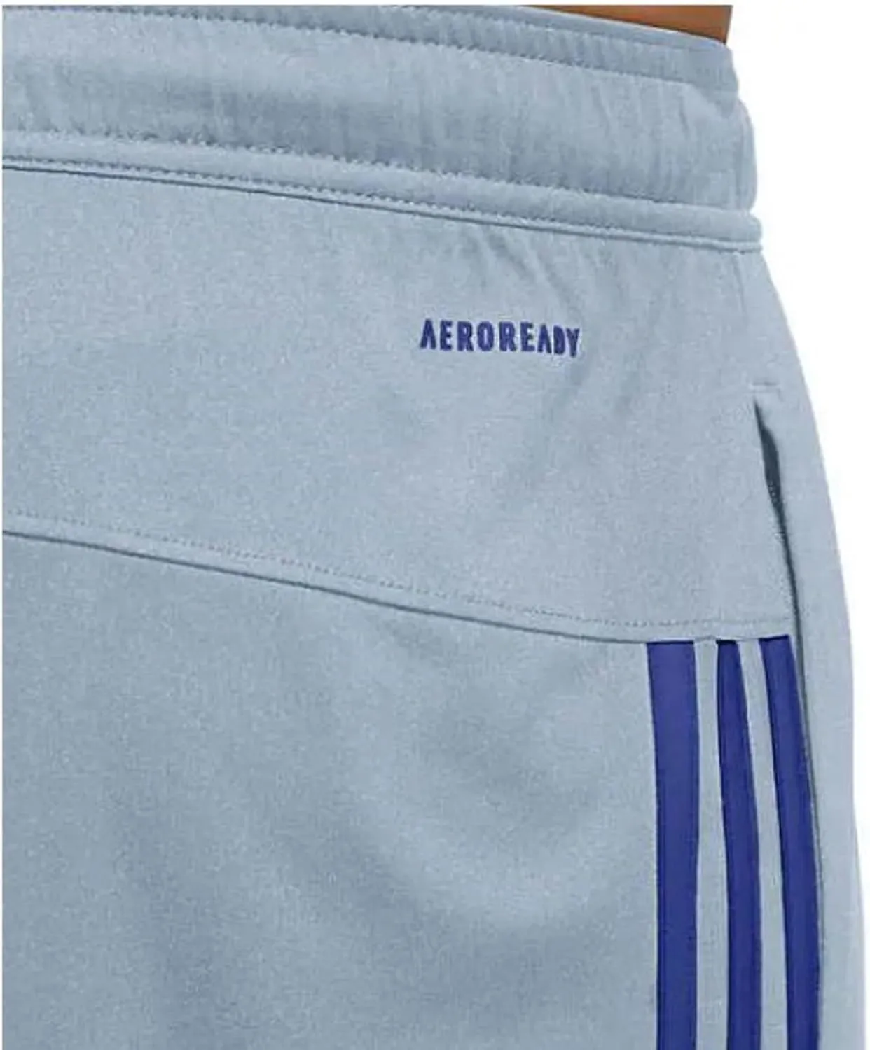 Adidas Men's 3 Stripes Short with Side Zipper Pockets