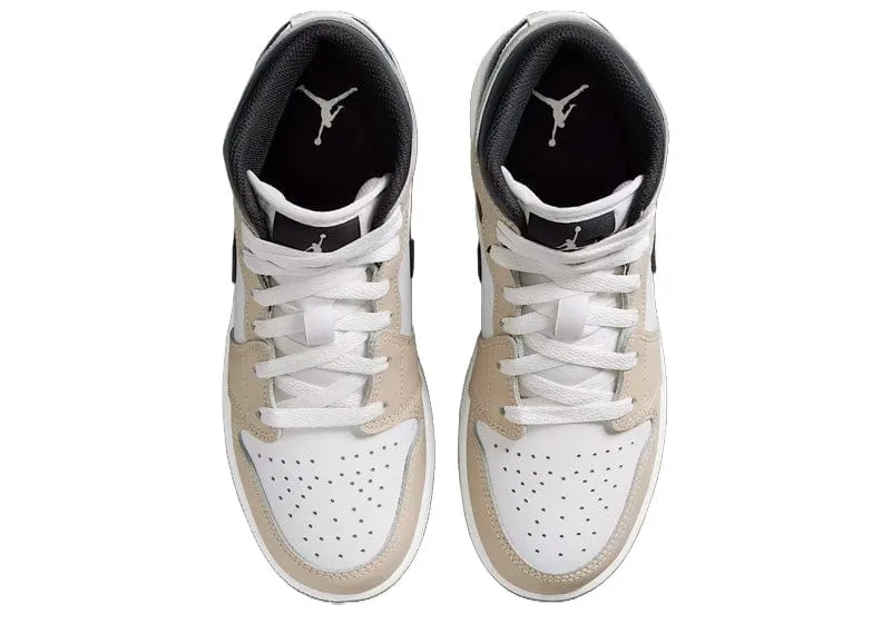 Air Jordan 1 Mid Light Tan (GS)