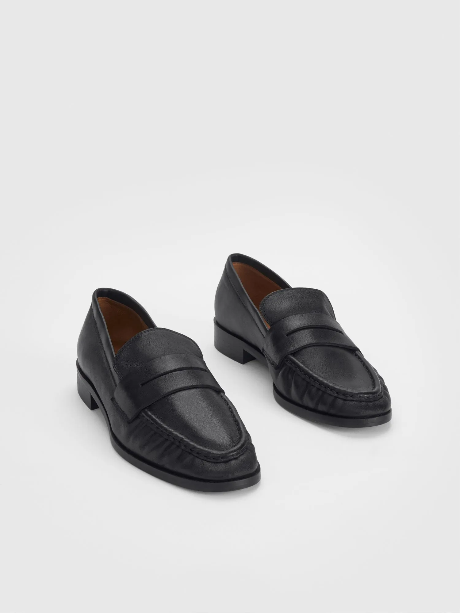 Airola Black Nappa Loafers