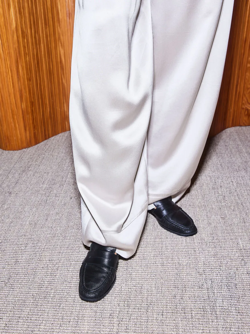 Airola Black Nappa Loafers