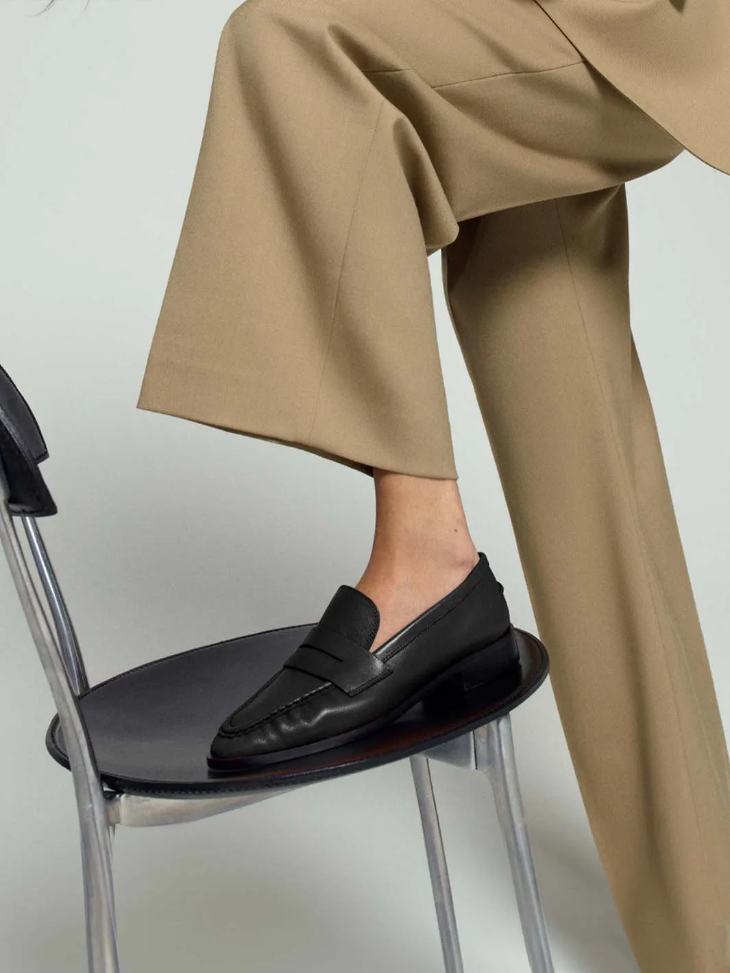 Airola Black Nappa Loafers