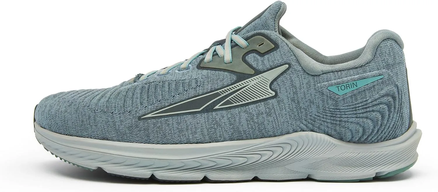 ALTRA Women's Torin 5 Luxe Running Shoe, Gray/Blue, 9 Medium