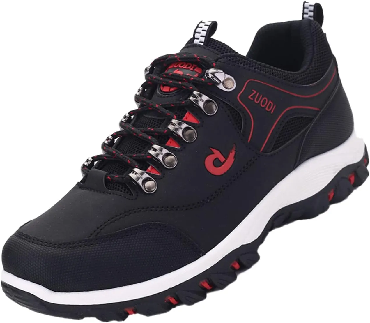 AngryMonkey Men's Outdoor Orthopedic Hiking Shoes,Lightweight Comfy Breathable Non-Slip Height Travel Walking Fashion Sneakers