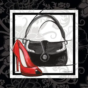 ART.COM Wall Art Print Purse and Shoe II by Gregory Gorham, 24" x 24"
