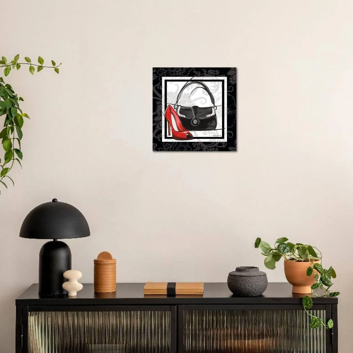 ART.COM Wall Art Print Purse and Shoe II by Gregory Gorham, 24" x 24"