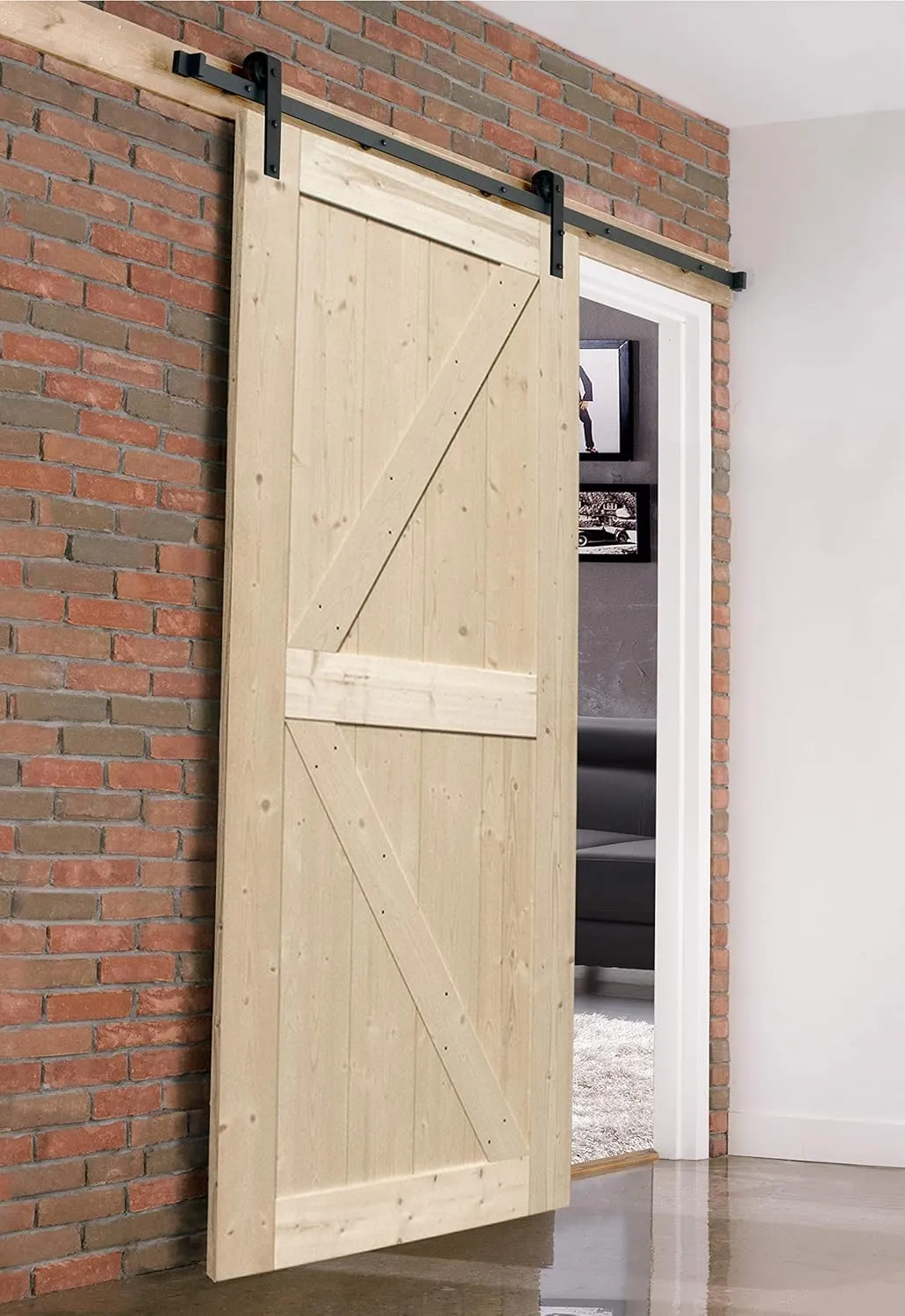 Artisan Sliding Door 36″ Kit, Unfinished with Sliding Door Hardware