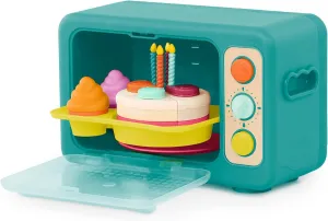 B. toys – Play Oven Set – 22-Piece Cake Baking Playset – Pretend Cupcake Decorating – Lights & Sounds – 3 Years   – Mini Chef - Bake-a-Cake Playset