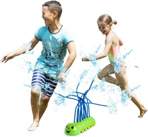 BACKYARD BLAST Crazy Caterpillar Soaker Sprinkler Water Toy