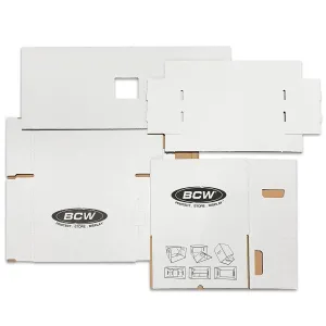 BCW Short Comic House - 1ct | Heavy-Duty Comic Book Storage Box | Reinforced Cardboard Outer Shell for Comic Box | Comic Book Holder for Easy Access & Organization | Comic Book Storage System