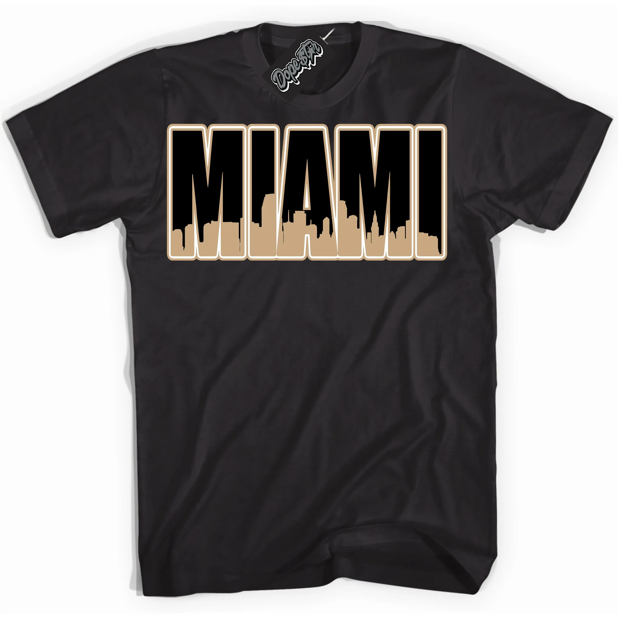 Black Anthracite Sesame Dunk Sneaker Shirt Miami Graphic