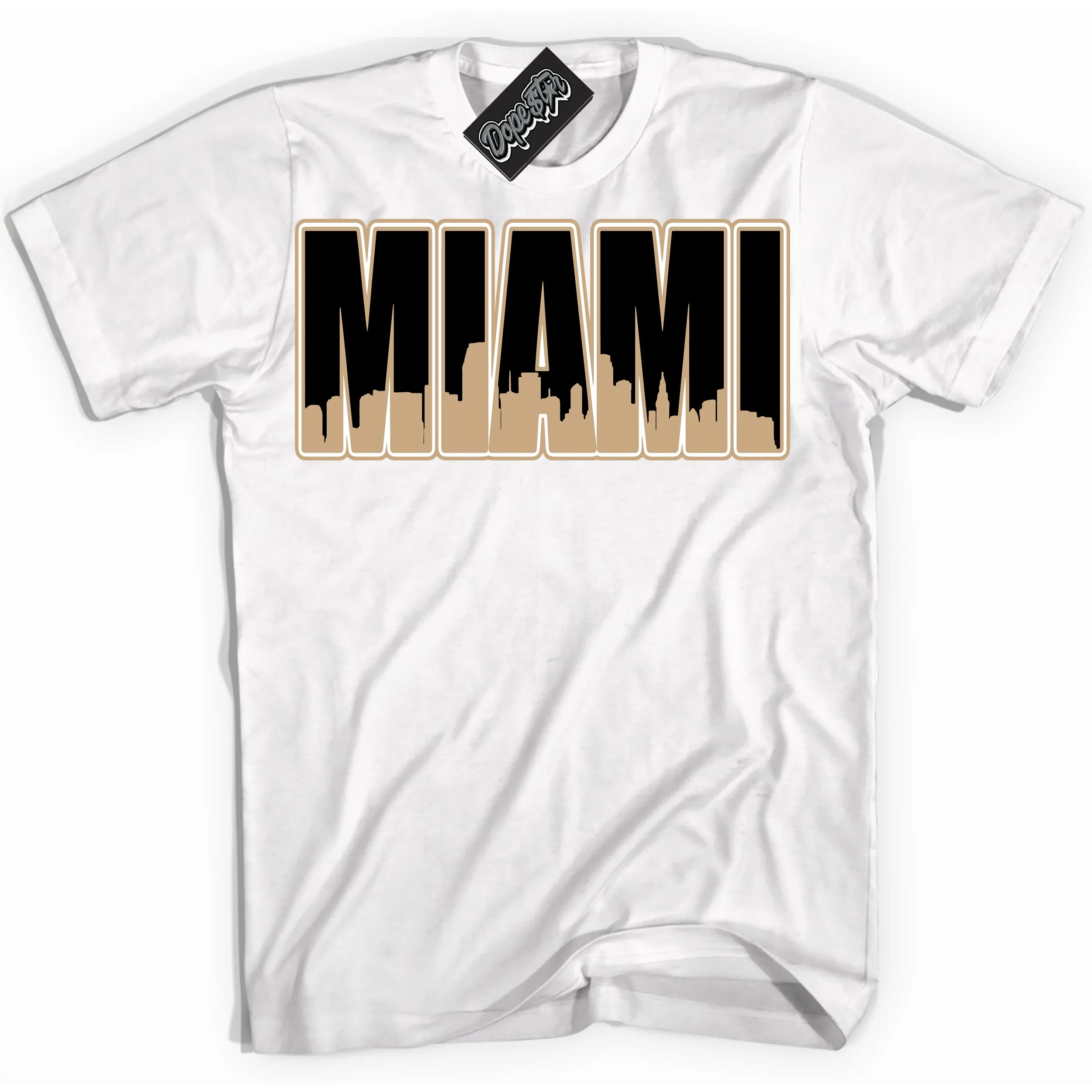 Black Anthracite Sesame Dunk Sneaker Shirt Miami Graphic