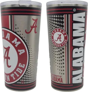 boelter brands NCAA Hero Digital Stainless Steel Vacuum Insulated 20oz Ultra Travel Tumbler (Alabama Crimson Tide)
