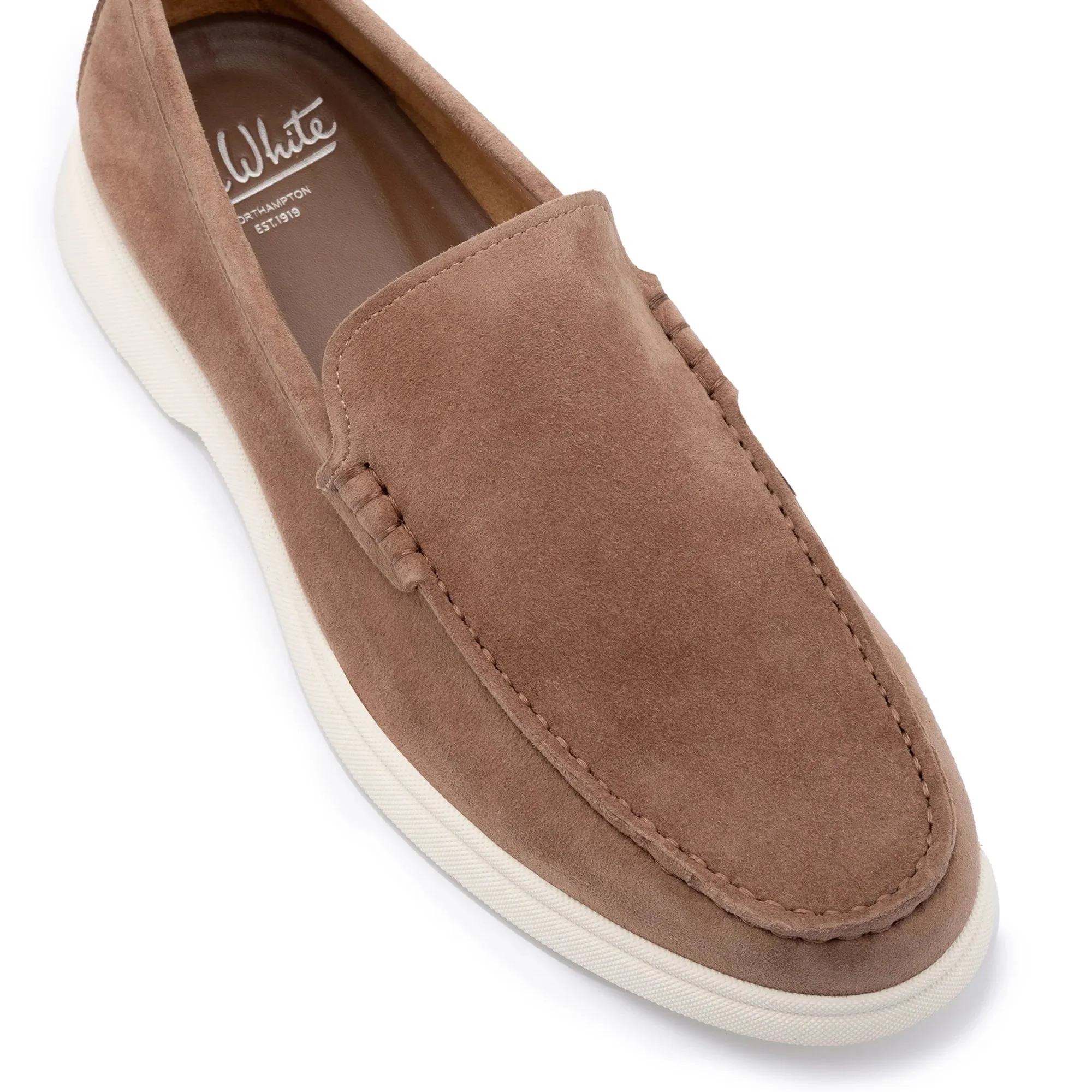 Brown Suede Loafers