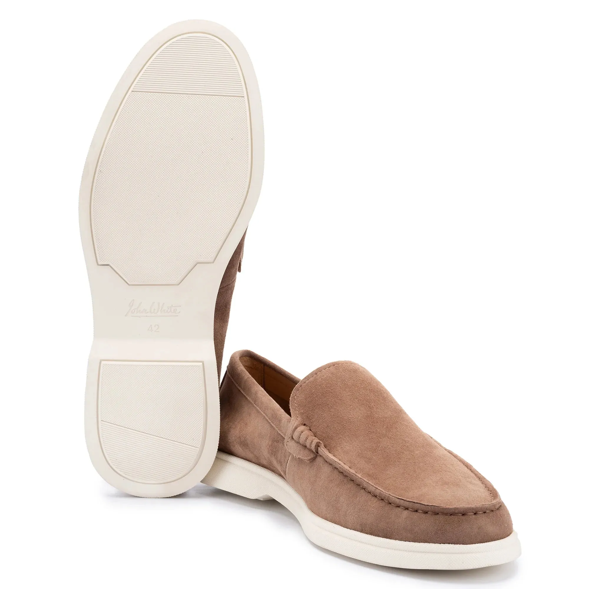 Brown Suede Loafers