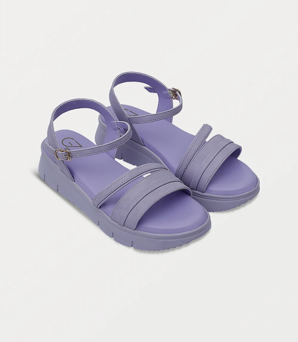 BW10321-LILAC-Women Comfort Sandal