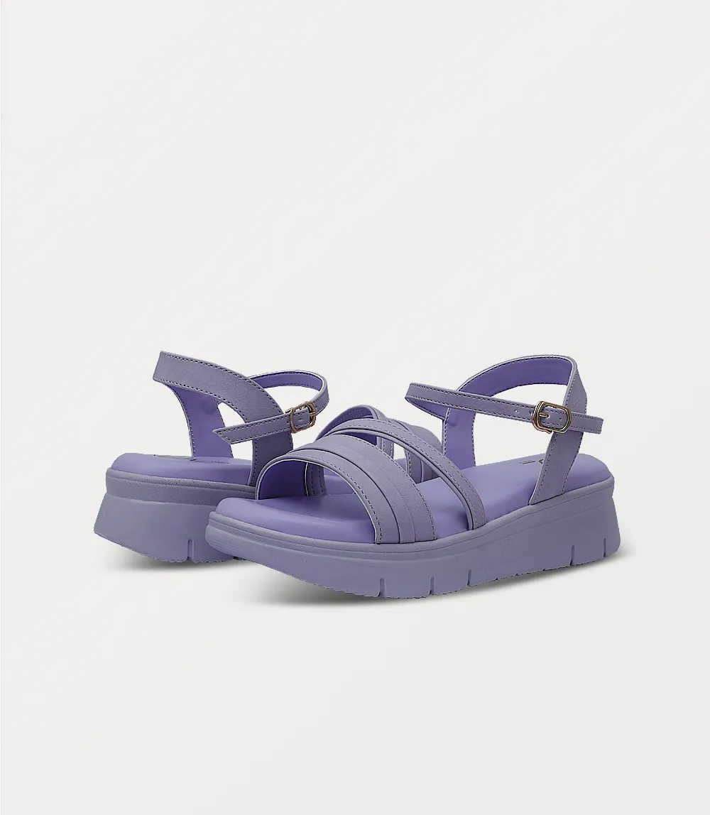 BW10321-LILAC-Women Comfort Sandal