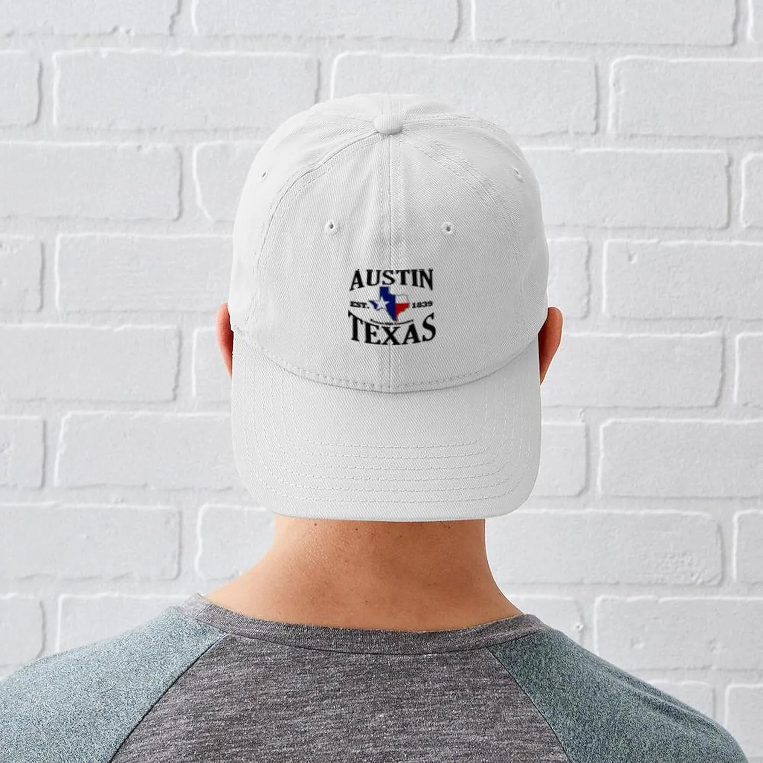 CafePress Texas Retro State Flag Black Cap Black Baseball Cap
