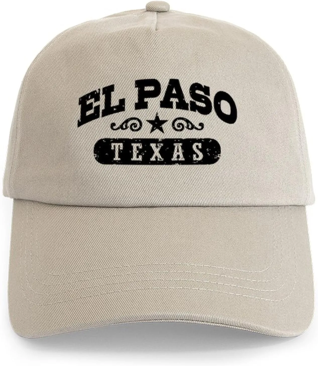 CafePress Texas Retro State Flag Black Cap Black Baseball Cap