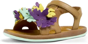 Camper Kids Girls Fashion T-Strap Sandal, Multicolor 001 TWS, 9.5 Little Kid