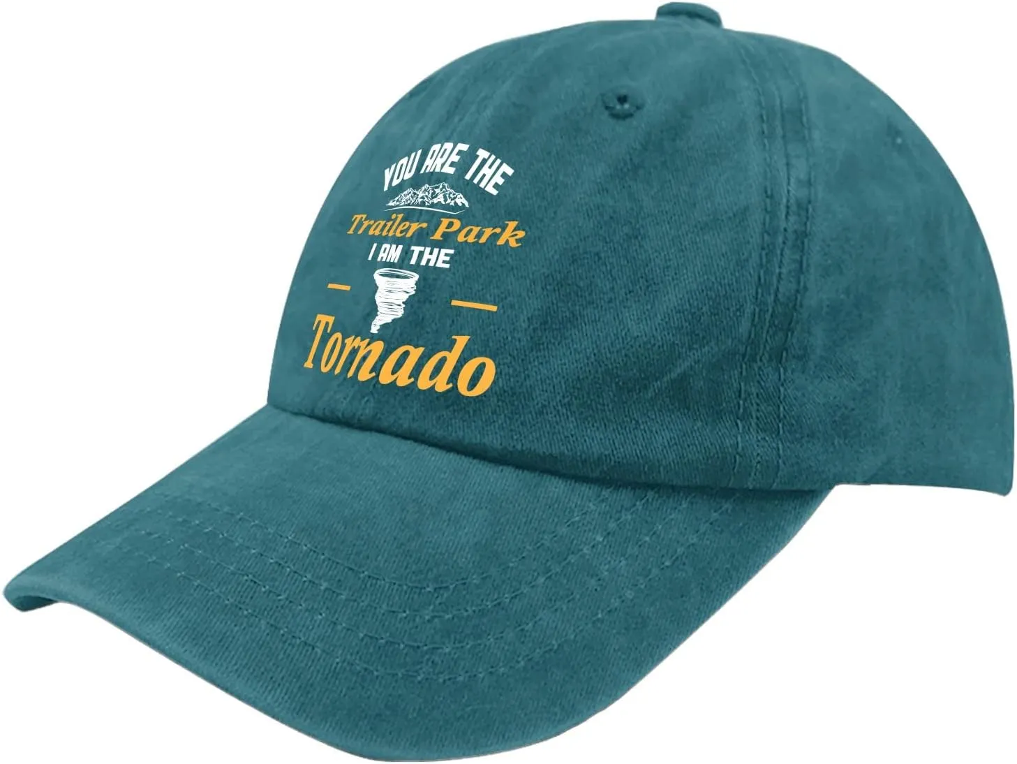 Cap You are Trailer Park I Am The Tornado Dad Hat for Men Graphic Denim Hats Adjustable