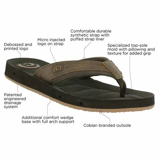 Cobian Mens Sandal Draino - (DRA17-201) - DR - F/CB