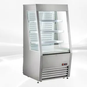 Commercial Refrigerator Open Air Merchandiser Slope 28" Grab Showcase Coffee Shop Multideck Chiller NSF Display Cooler cf-260s