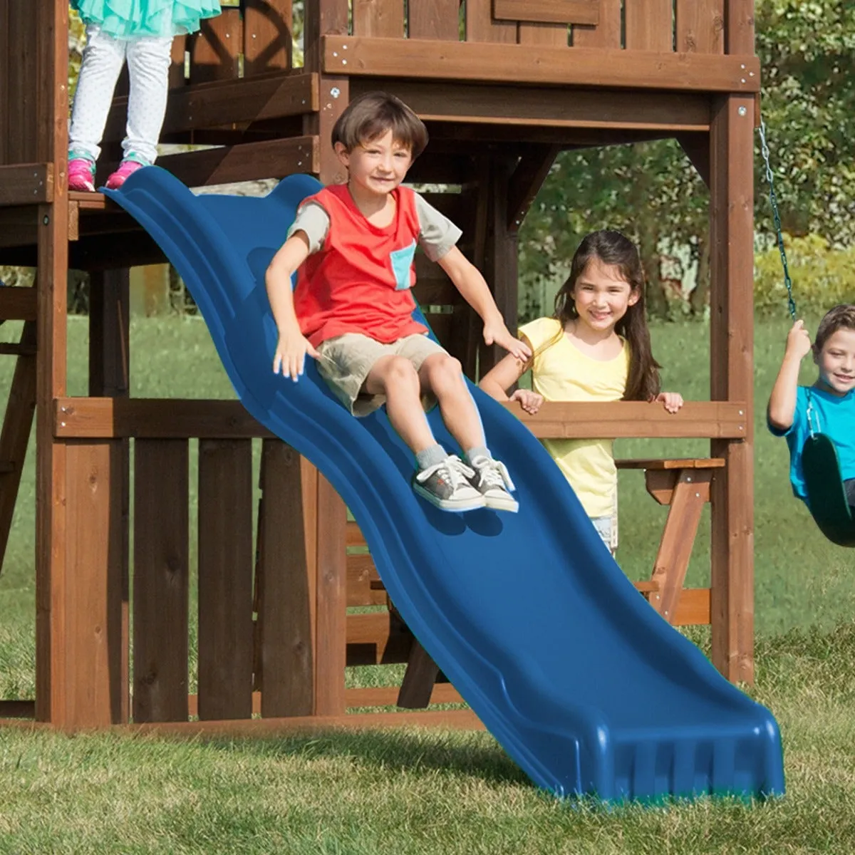 Cool Wave Slide - Blue by Swing N Slide