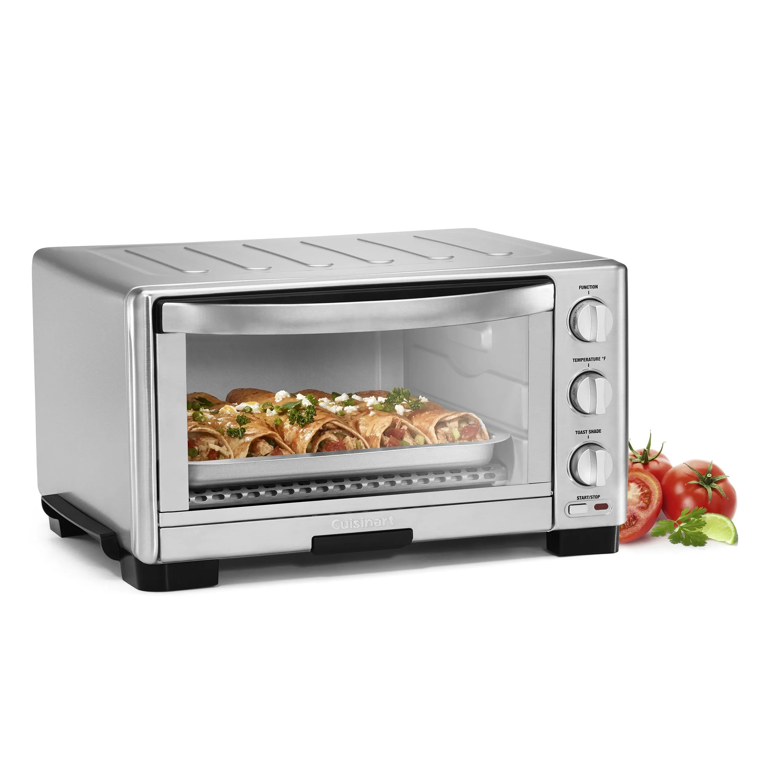Cuisinart TOB-1010 Toaster Oven Broiler, 14" x 15.75" x 14", Silver