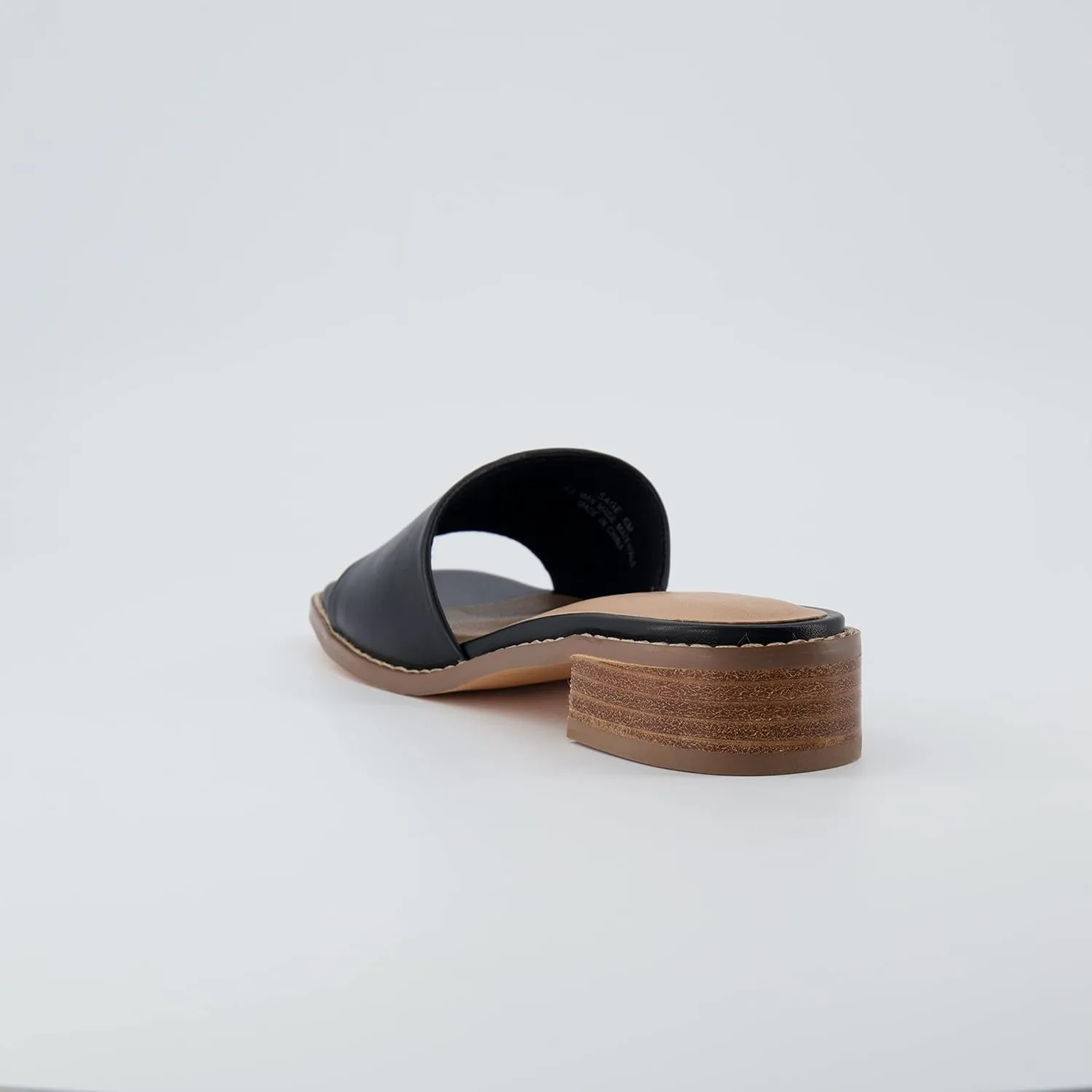 CUSHIONAIRE Women's Sage low block heel slide sandal  Memory Foam and Wide Widths Available