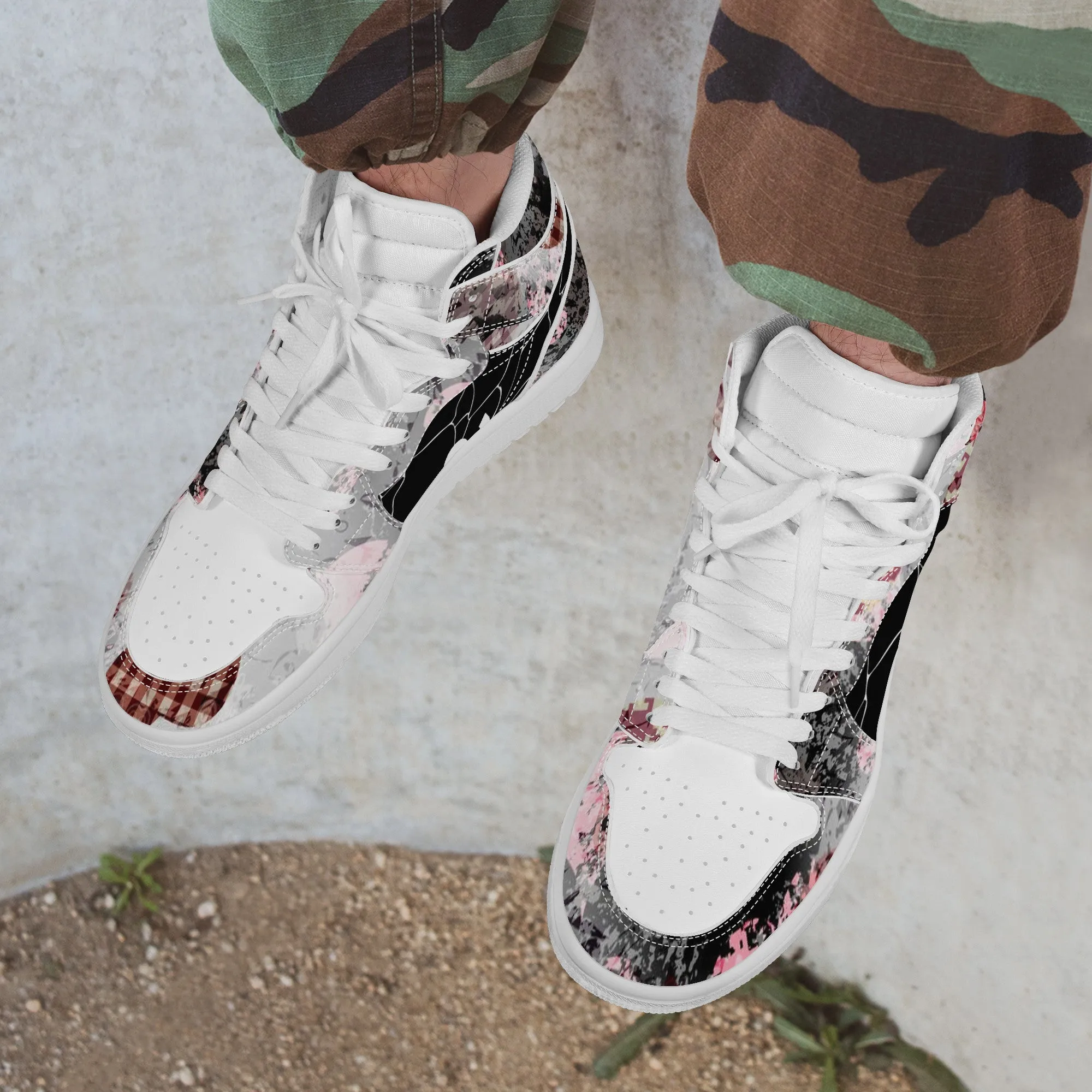 D17 Sneaker Leather Trustworthy assistance Money Synthetic Top Bushae High Low-cost