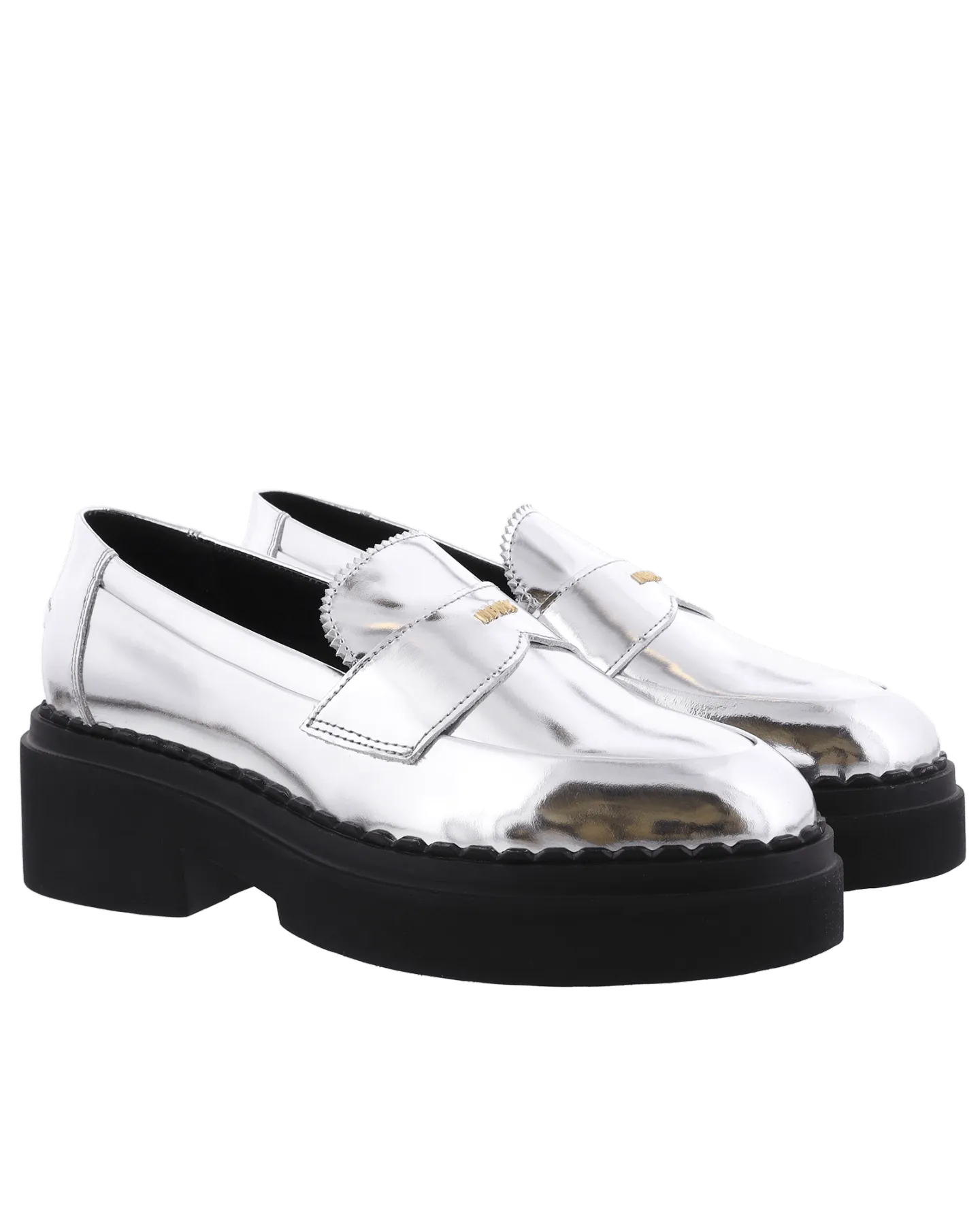 Dames Frankie Loader Loafer Zilver