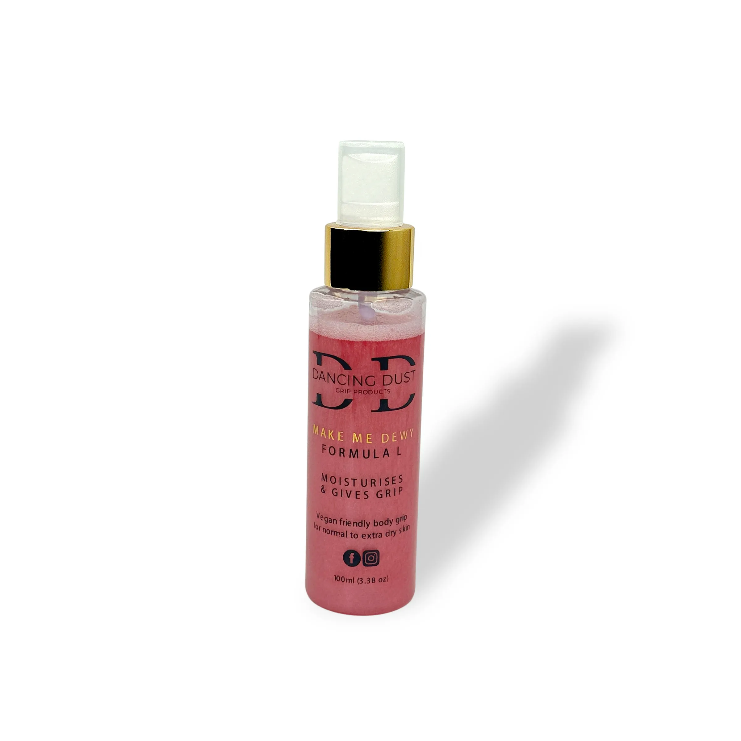 Dancing Dust Pole Grip Aid Scented Bio Glitter Spray for Dry Skin 30ml