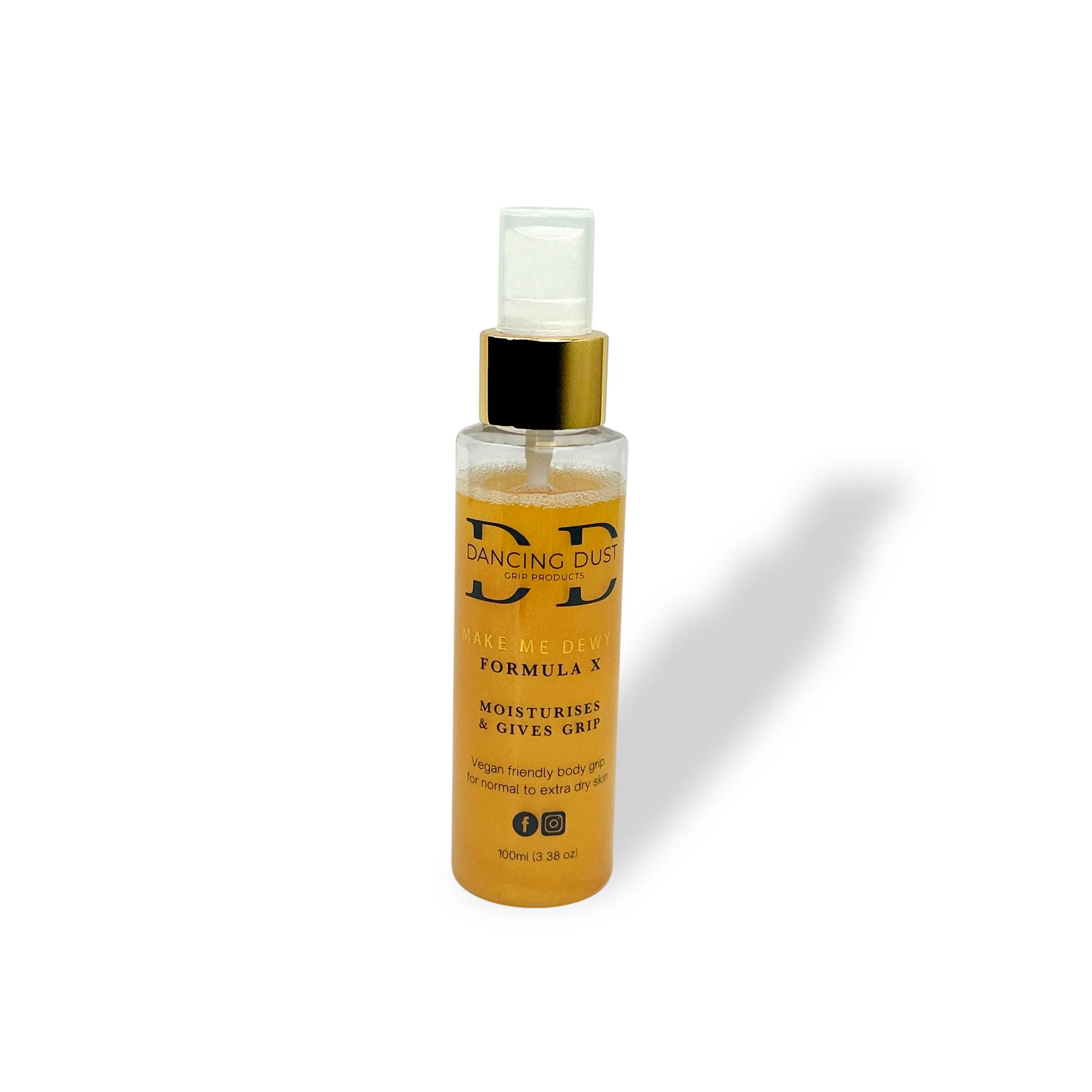 Dancing Dust Pole Grip Aid Scented Bio Glitter Spray for Dry Skin 30ml