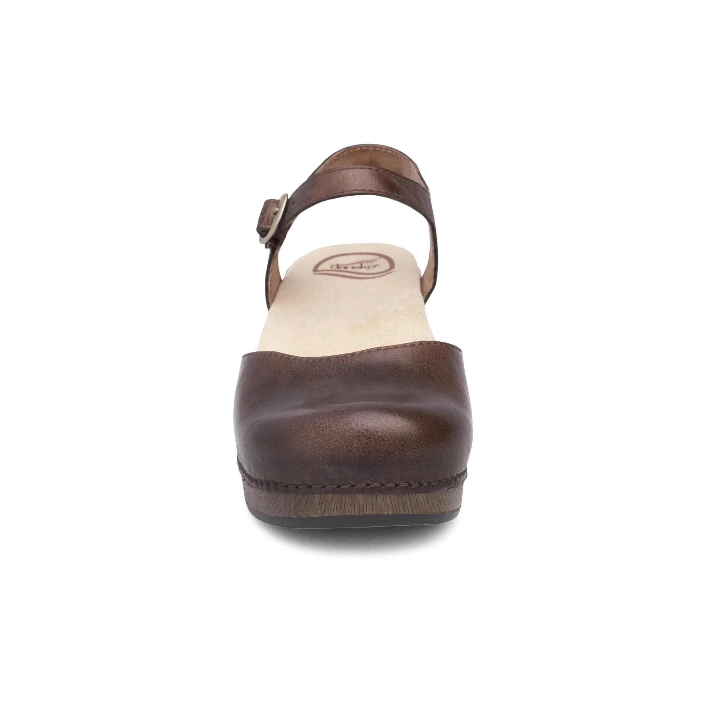 Dansko Women's Sam Vintage Pull Up Sandal - Teak