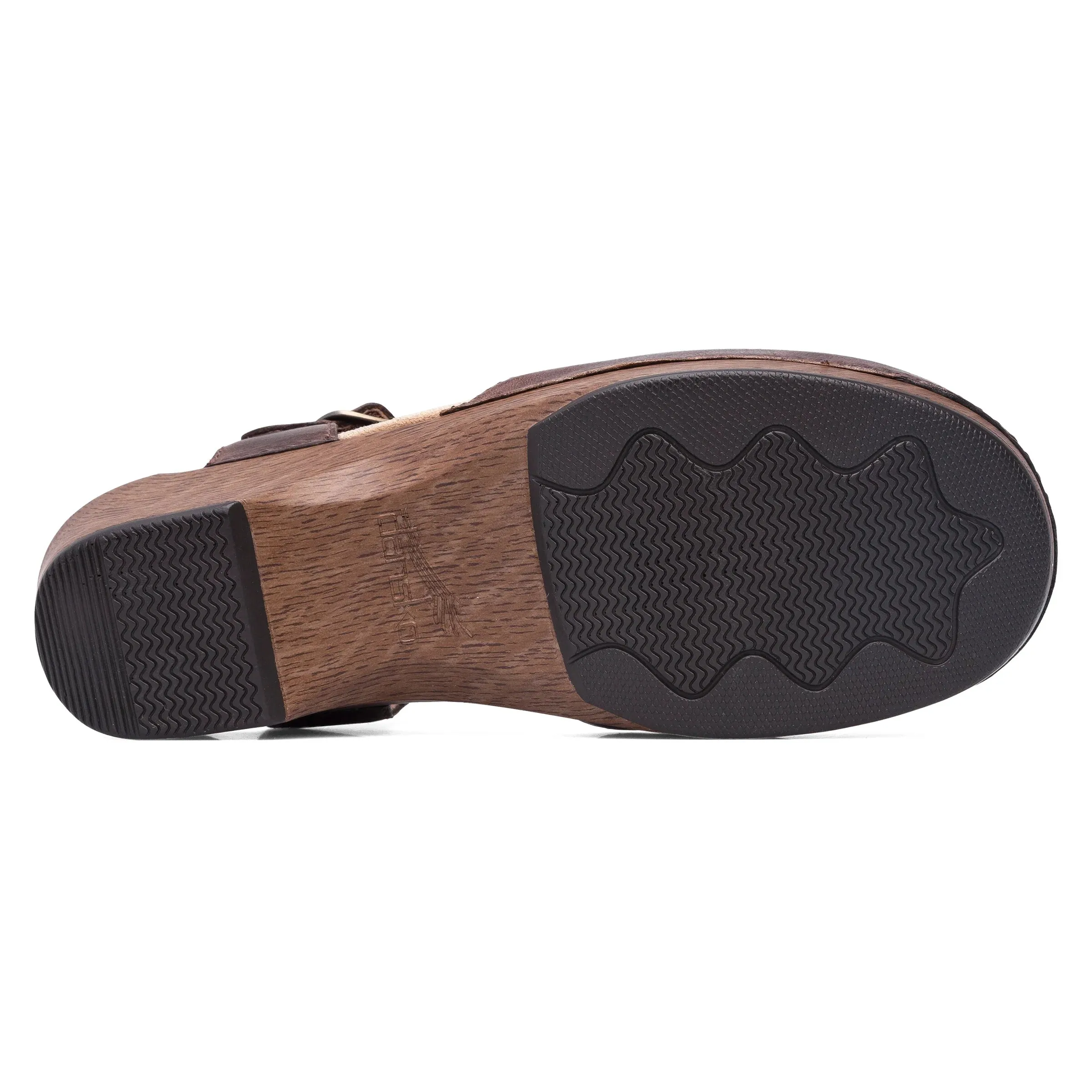 Dansko Women's Sam Vintage Pull Up Sandal - Teak