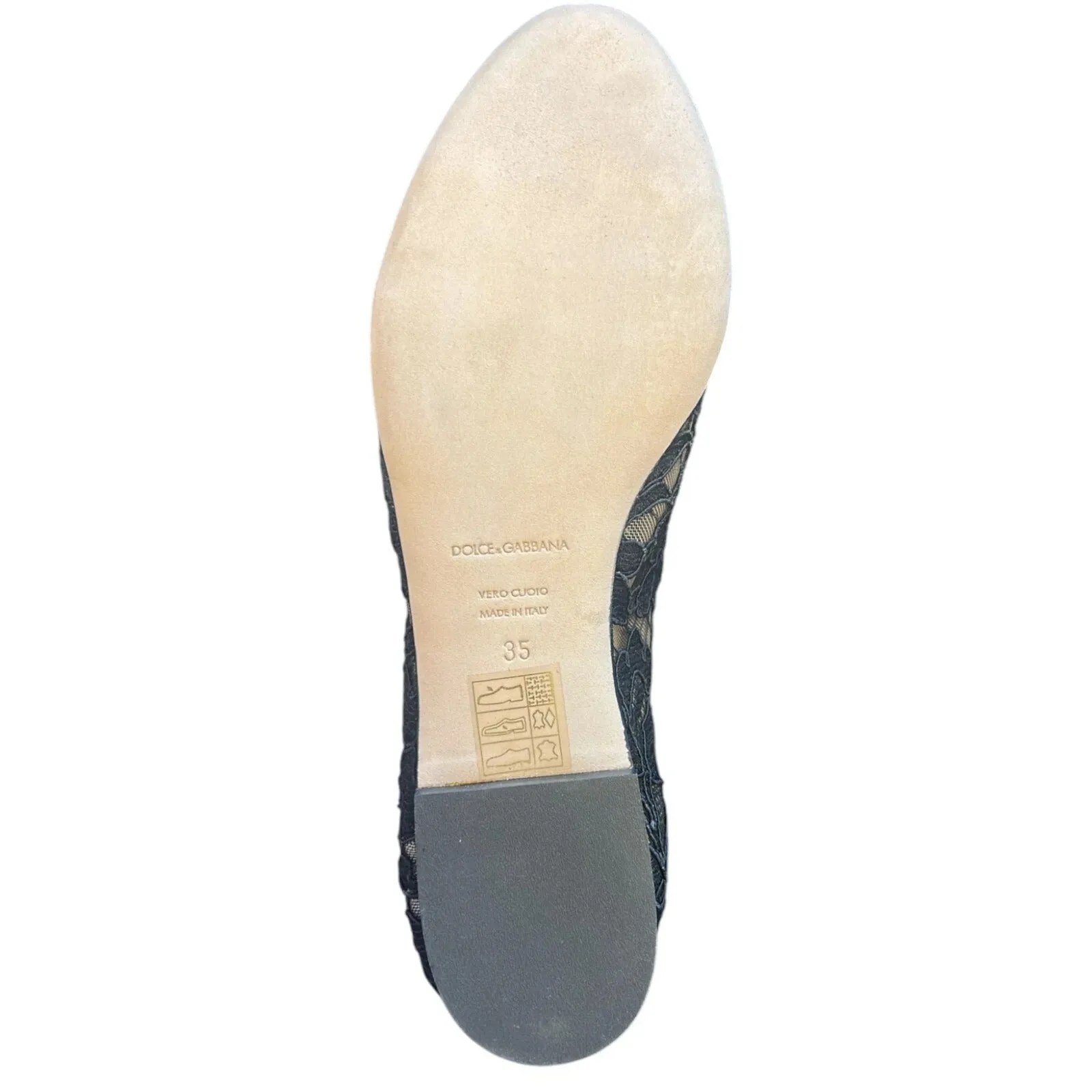 Dolce Popular choice Shoes Ballet Crystal Lace Gabbana Loafer Modern & Flats Black
