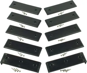 E-Z Slide Boat Trailer Slides and Bunkenders for 4” bunks – in Black or White