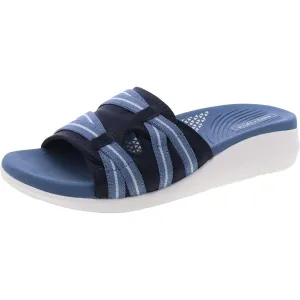 Easy Spirit Women's Wisher Slide Sandals, Dark Blue, 6.5
