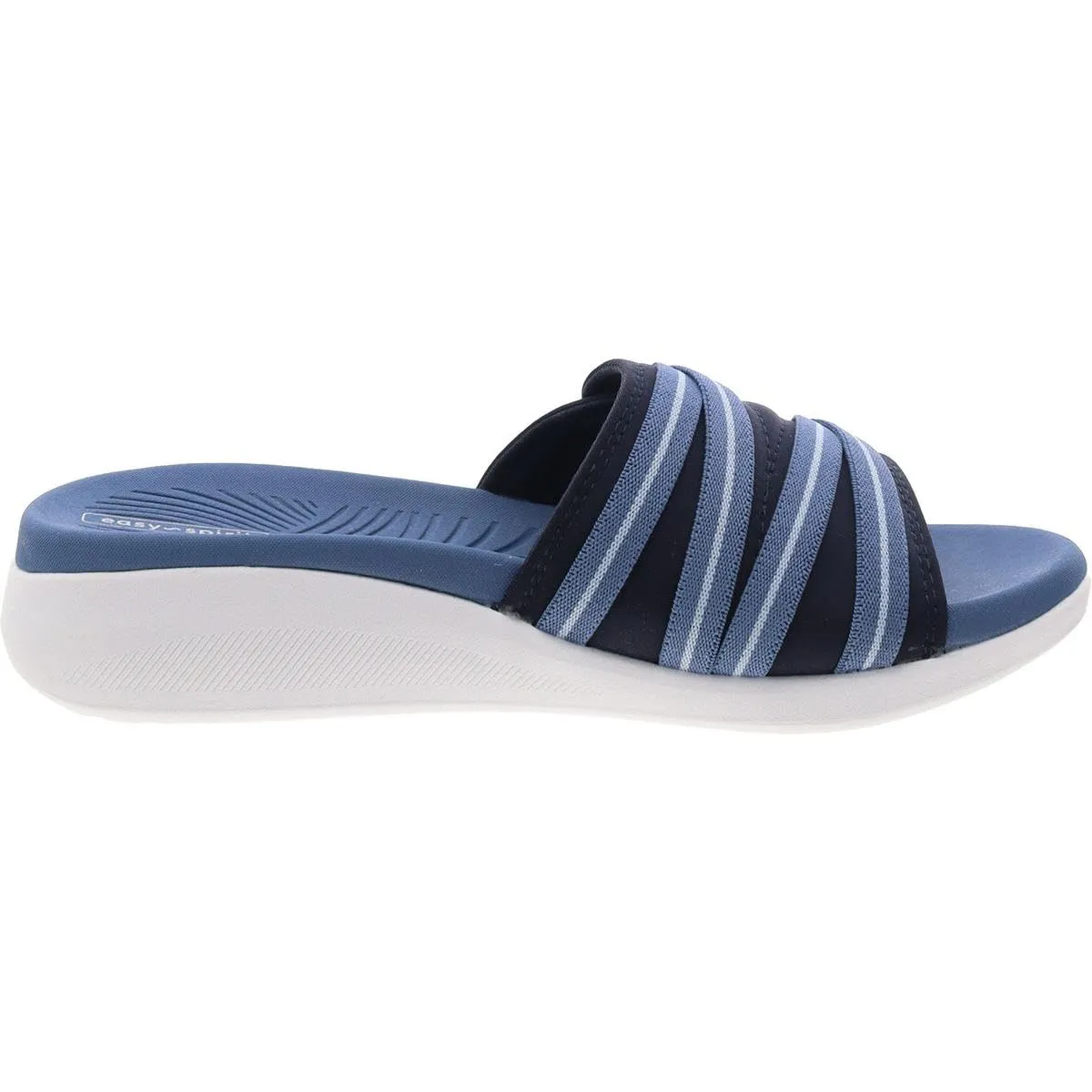 Easy Spirit Women's Wisher Slide Sandals, Dark Blue, 6.5