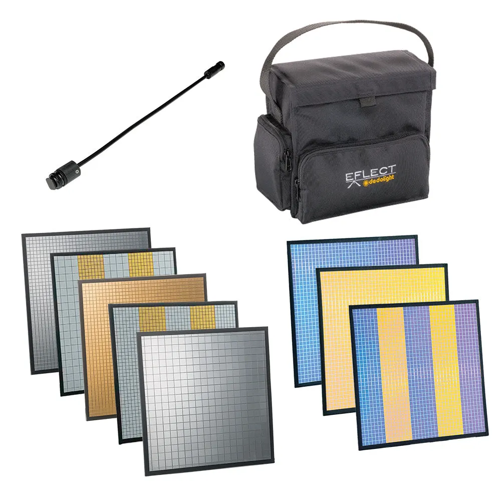 EFLECT SM Reflector Kit - small 8" complete multi-mirror bendable reflector set (0CAEF-B8-W)