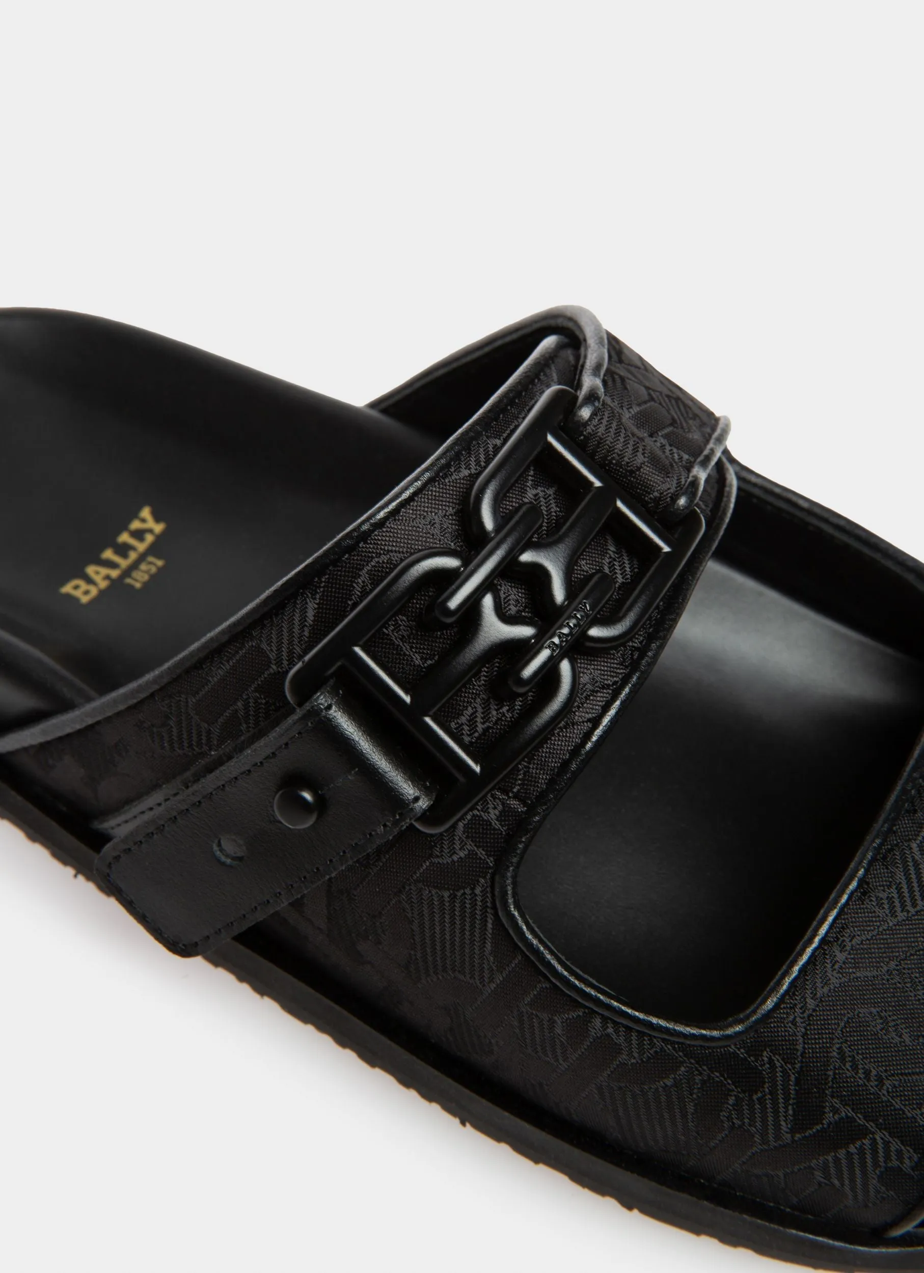 Emmy Sandals In Black Leather